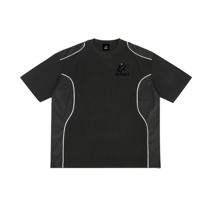 Contrast Piped Panel T-Shirt