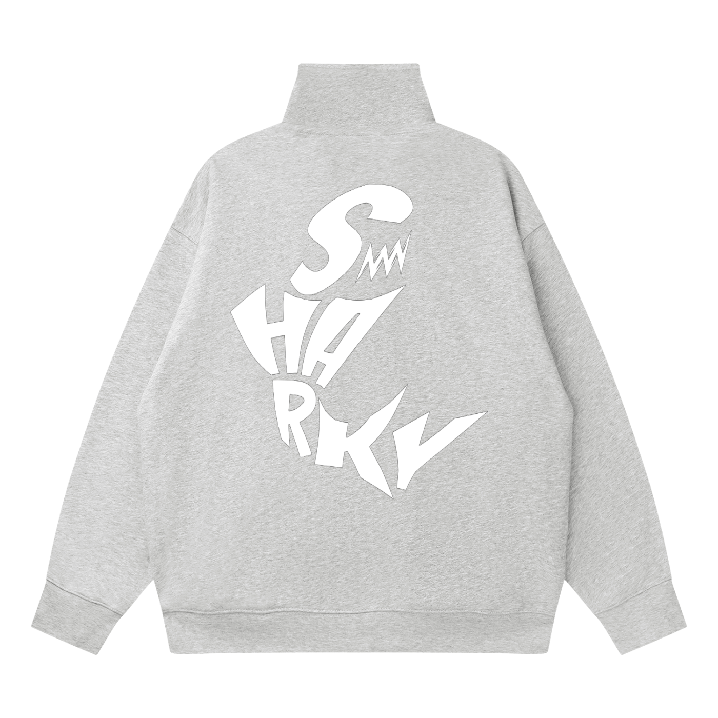 Quarter-Zip Drop Shoulder Sweatshirt