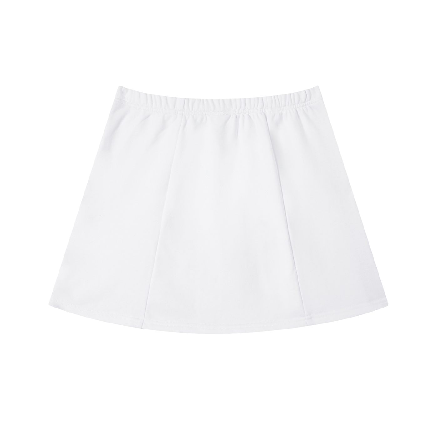 Contrast Side Stripe Slit Skirt Womens