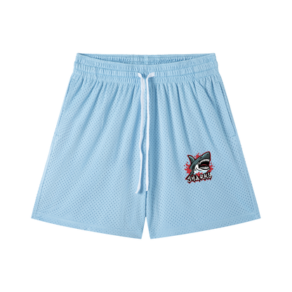 Mesh Drawstring Shorts