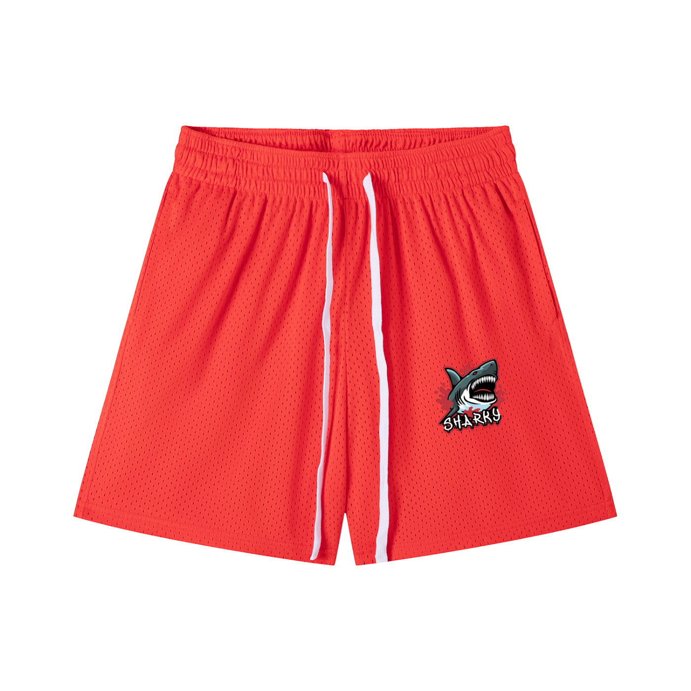 Mesh Drawstring Shorts