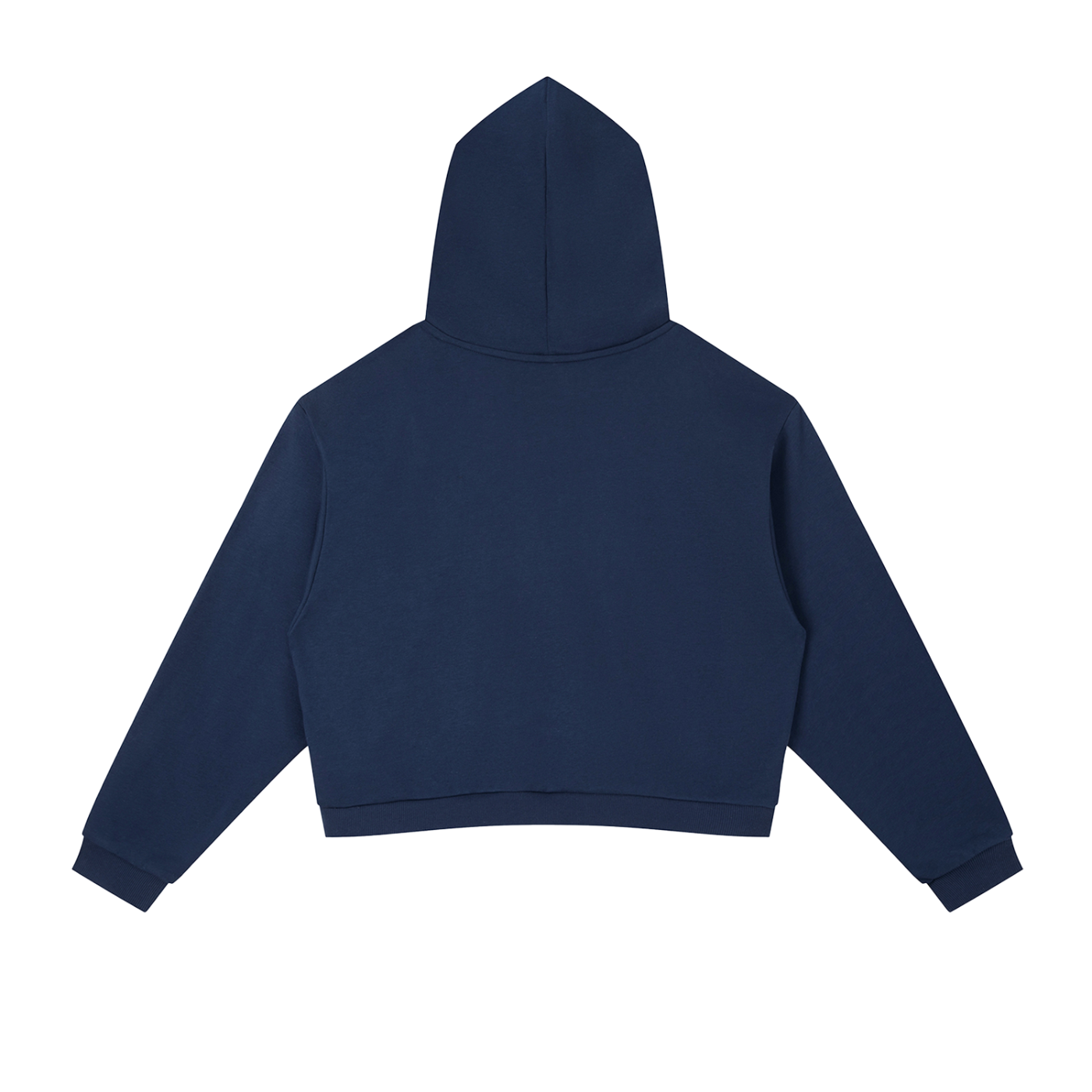 Contrast Side Stripe Cropped Hoodie Womens