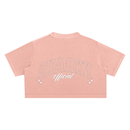 Snow Washed Crop Top