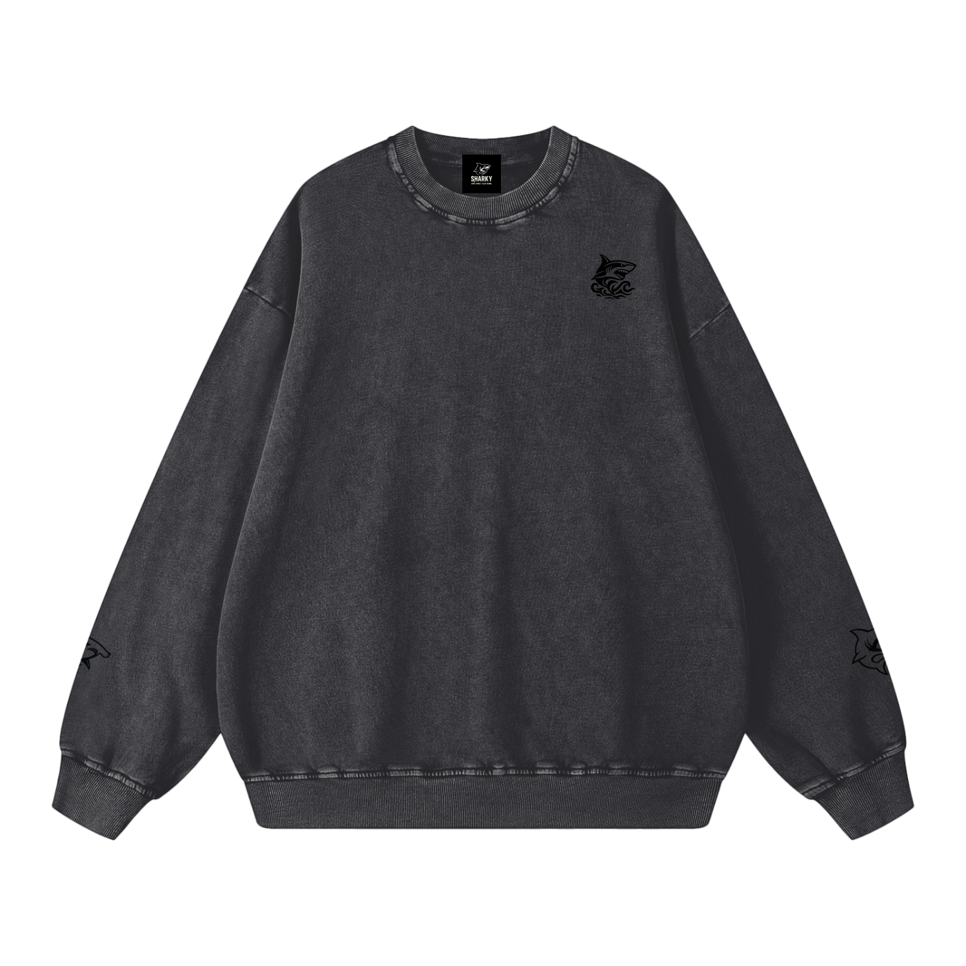 Snow Washed Oversized Sweatshirt