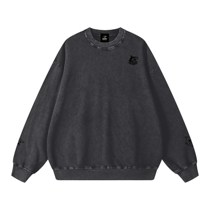 Snow Washed Oversized Sweatshirt