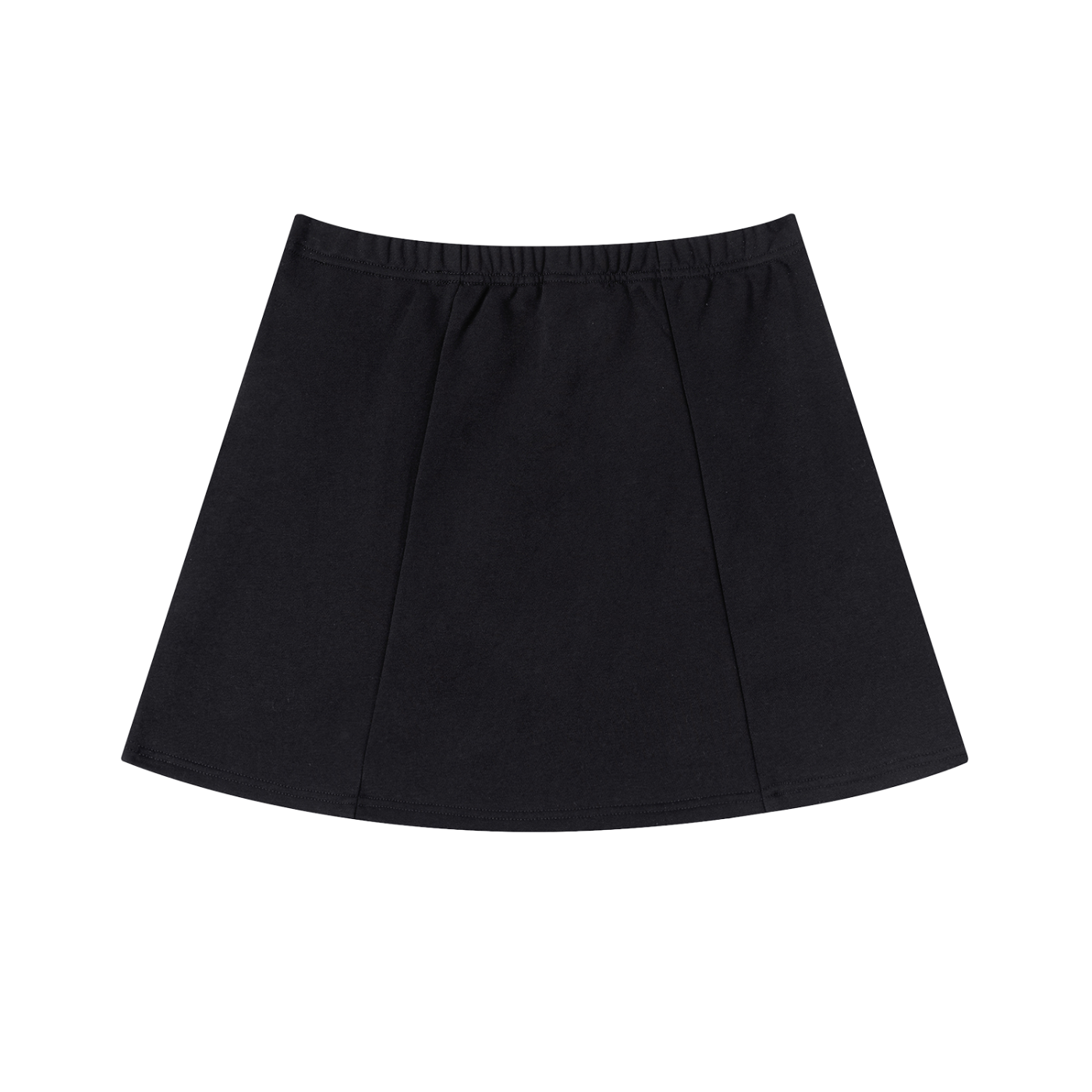 Contrast Side Stripe Slit Skirt Womens