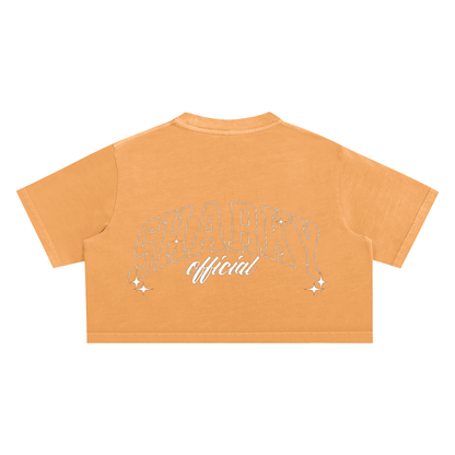 Snow Washed Crop Top