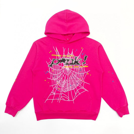 Sp5der HOODIE PINK
