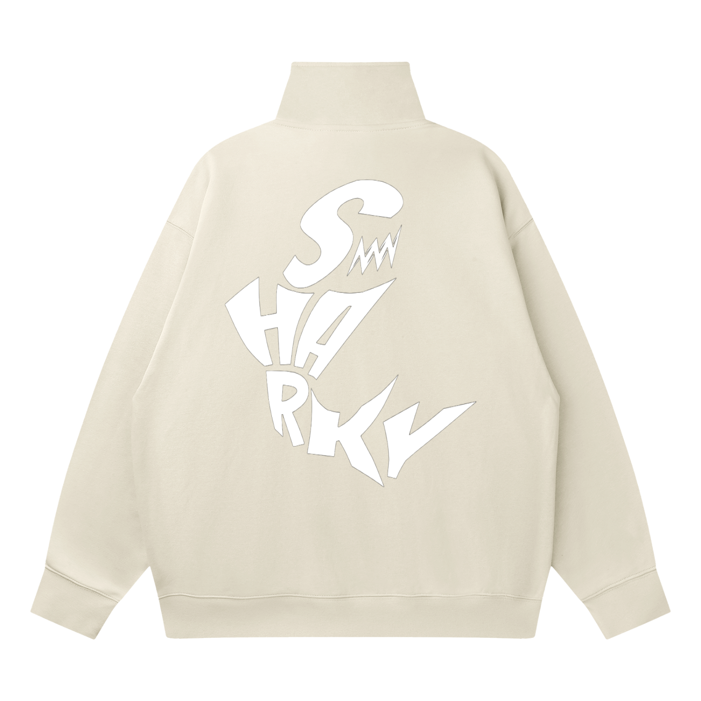 Quarter-Zip Drop Shoulder Sweatshirt