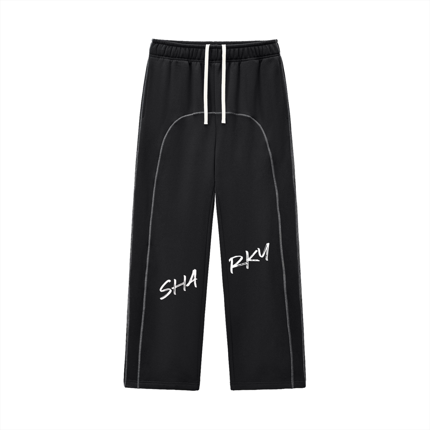 Contrast-Stitched Fleece Sweatpants