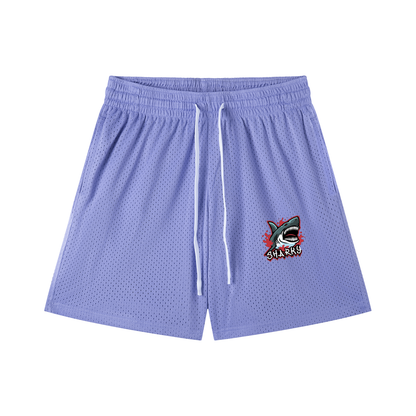 Mesh Drawstring Shorts