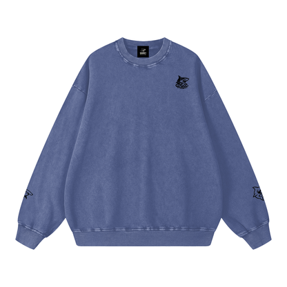Snow Washed Oversized Sweatshirt