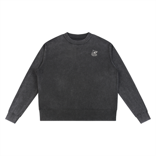 Mineral Wash Oversized Sweater