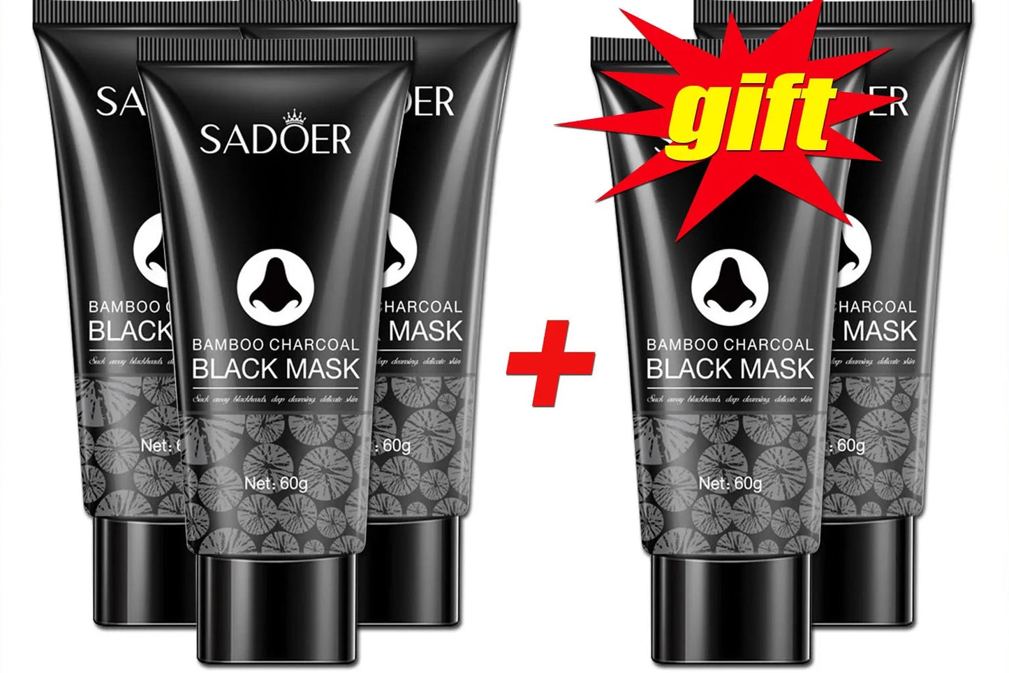 Bamboo Charcoal Nose Blackhead Remover Mask