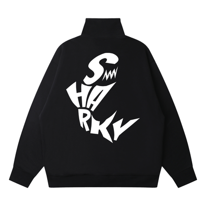 Quarter-Zip Drop Shoulder Sweatshirt