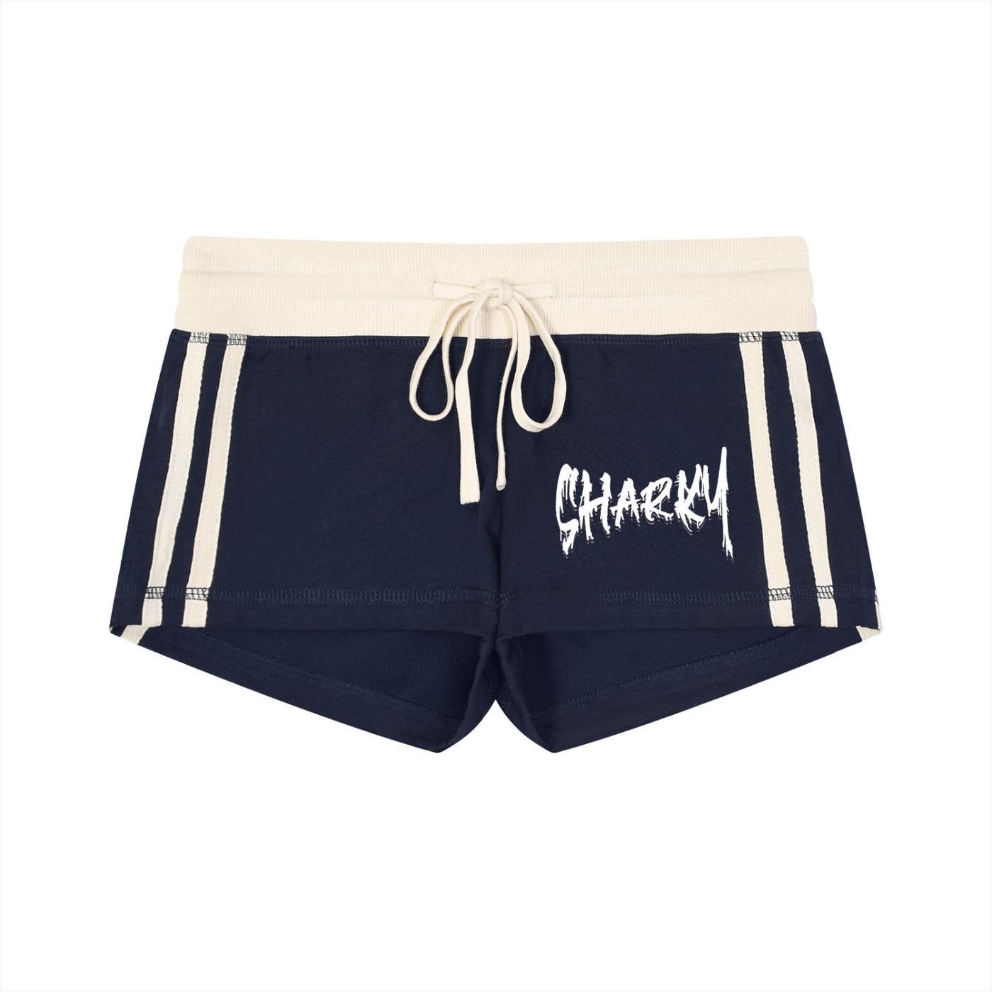 Women's Contrast Stripe Track Shorts