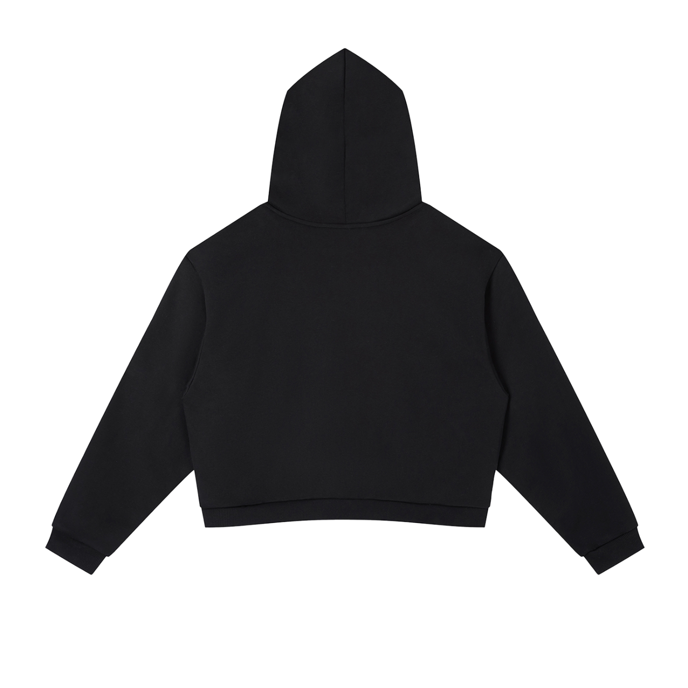 Contrast Side Stripe Cropped Hoodie Womens