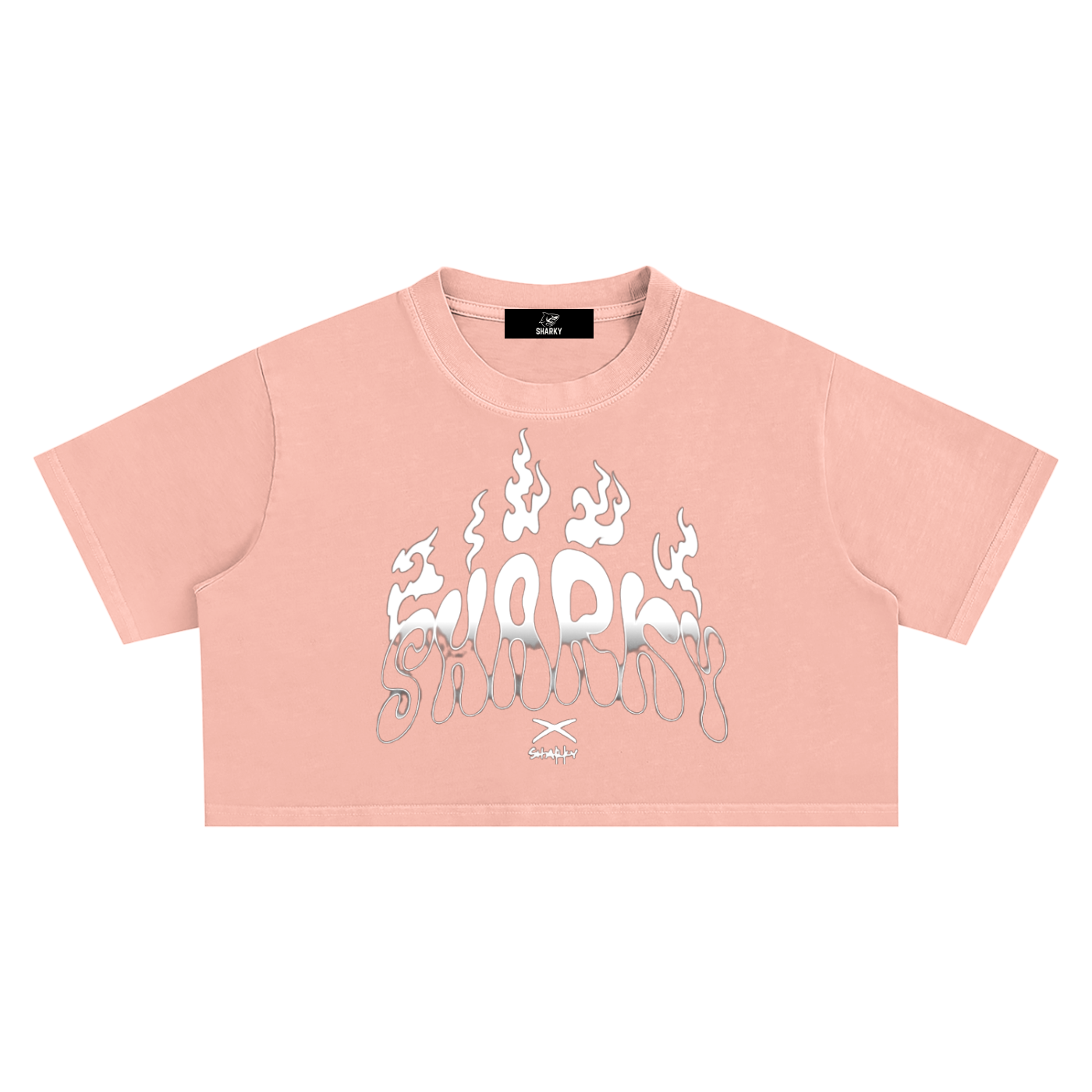 Snow Washed Crop Top