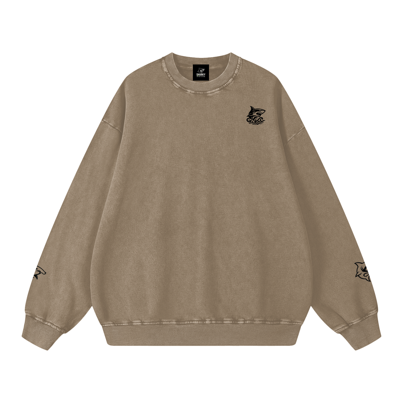 Snow Washed Oversized Sweatshirt