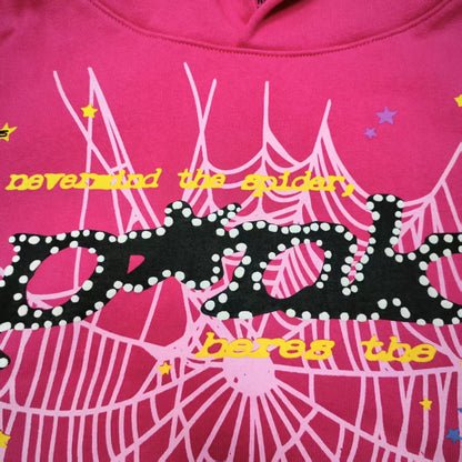 Sp5der HOODIE PINK